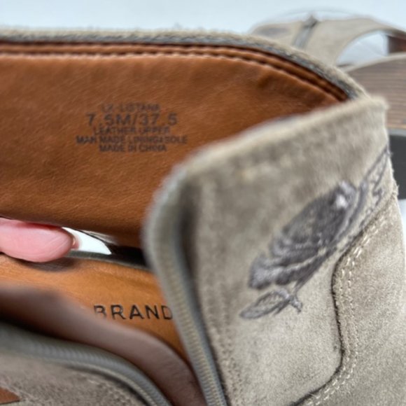 Lucky Brand Listana Peep Toe Slingback Bootie - Picture 7 of 8